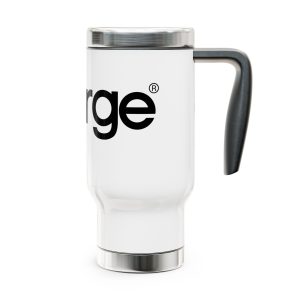 Enjoy the [Road] Show Travel Mug with Handle, 14ozEnjoy the [Road] Show Travel Mug with Handle, 14oz