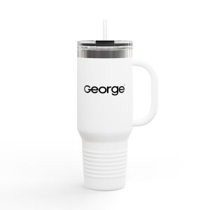 George Magazine 40oz Insulated Travel MugGeorge Magazine 40oz Insulated Travel Mug