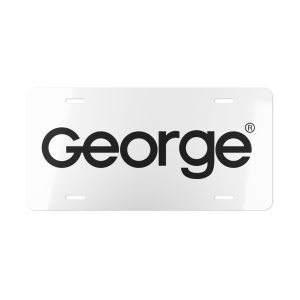 George Vanity PlateGeorge Vanity Plate