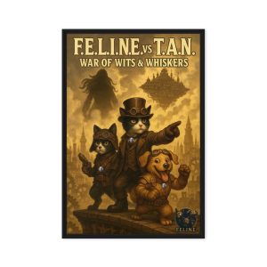 F.E.L.I.N.E. vs T.A.N.: War of Wits & Whiskers — Episode One CoverF.E.L.I.N.E. vs T.A.N.: War of Wits & Whiskers — Episode One Cover