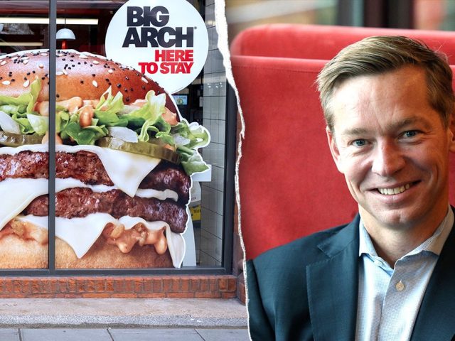 McDonald’s CEO roasted after his tiny first bite of new Big Arch burger goes viral