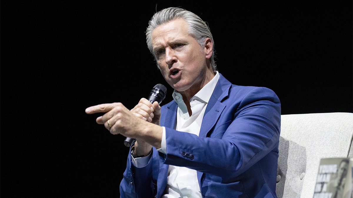 Newsom gets defensive when confronted by left-wing podcaster on urging Dems to be 'culturally normal'  at george magazine