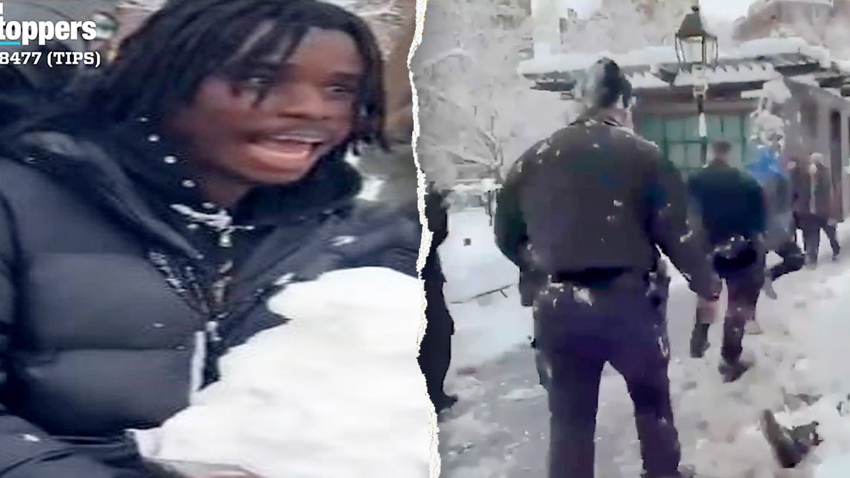 Second suspect arrested after NYC snowball fight sends 2 police officers to hospital  at george magazine