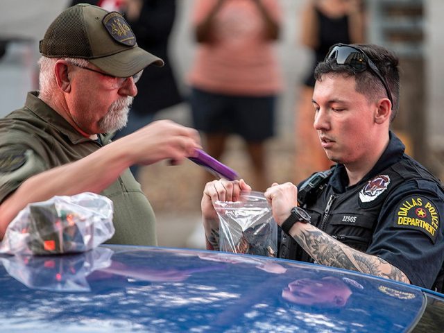 Suspect arrested outside Paxton HQ with ammo in car following disturbance