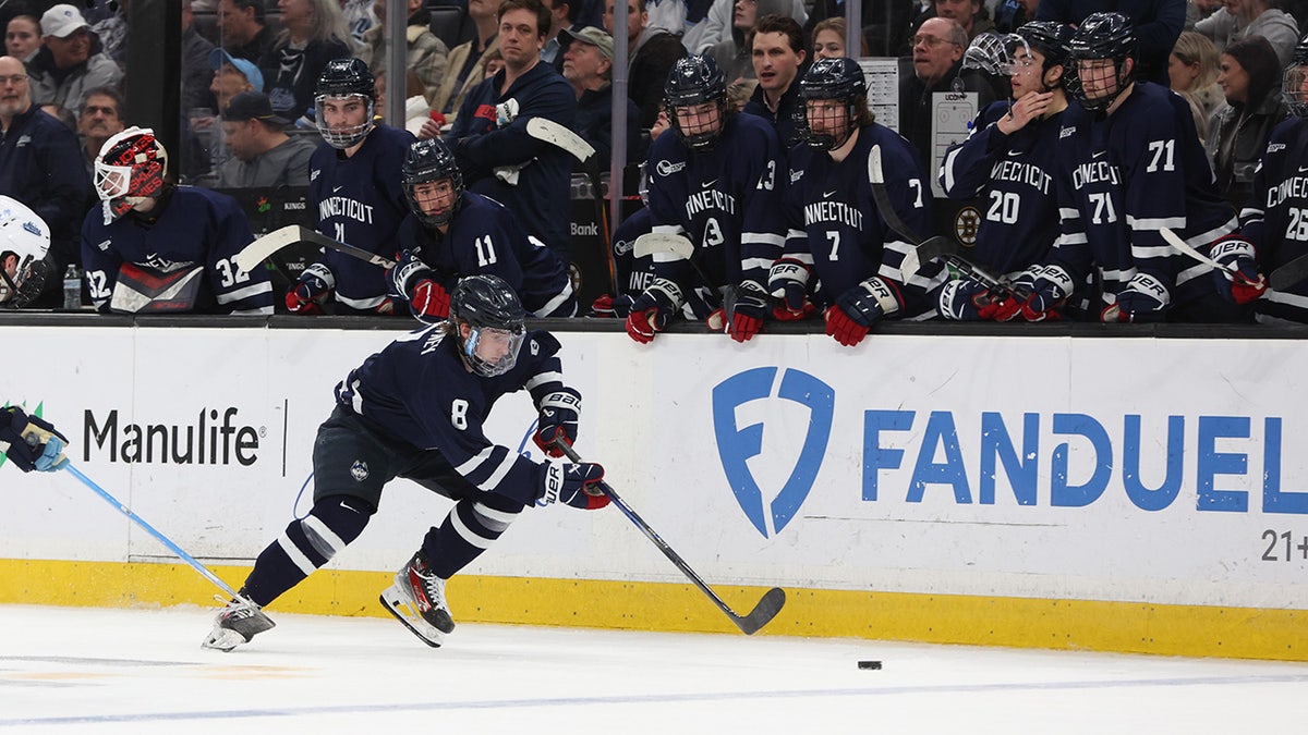 College hockey game thrown into chaos as lights turn off in arena during pivotal moment of OT  at george magazine